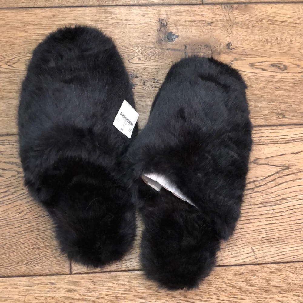 J. Crew Mens’ Black Slipper